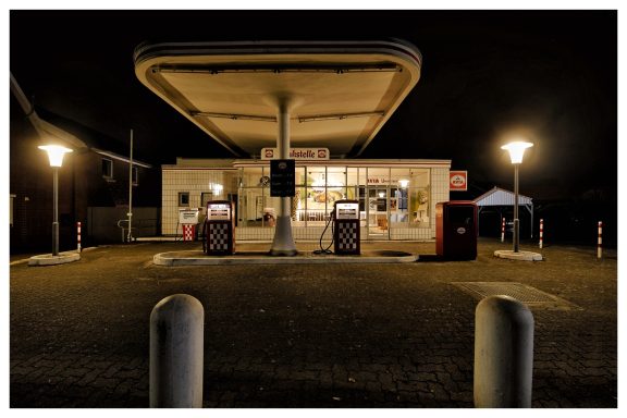 Historische Tankstelle in der Lübecker Straße